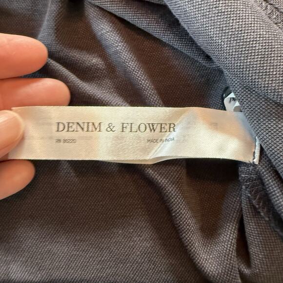 Denim And Flower Ricky Singh Polo L Brushed Black Cotton Blend Summer‎ - Picture 8 of 10